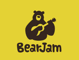 熊酱BearJam音乐logo设计