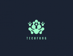 技术青蛙logo设计