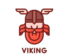 Viking维京人logo设计