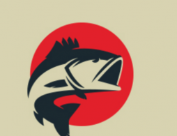 鲈鱼标志logo设计