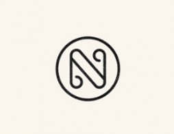 字母N标志徽标