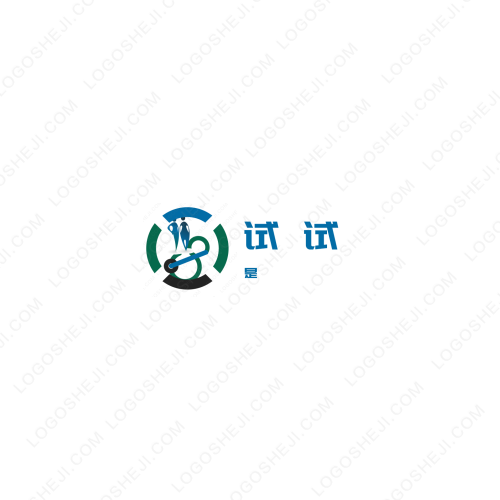 石一河蟹logo设计