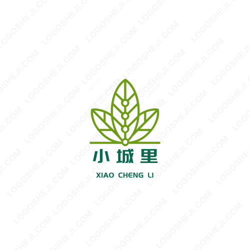 高聚生物logo设计