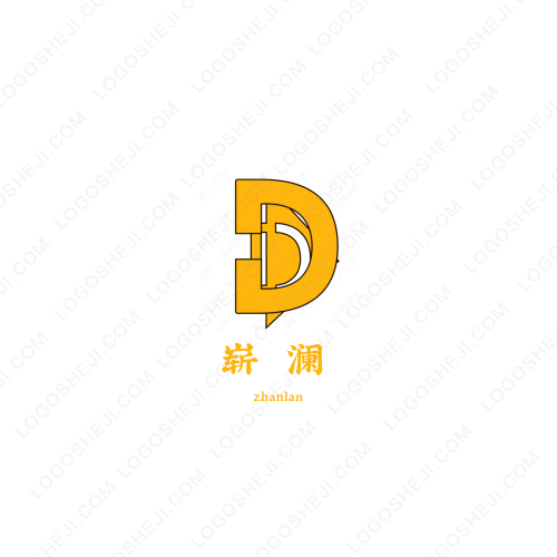 洗衣服的小女孩logo设计