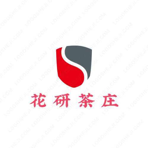 花研茶庄logo设计