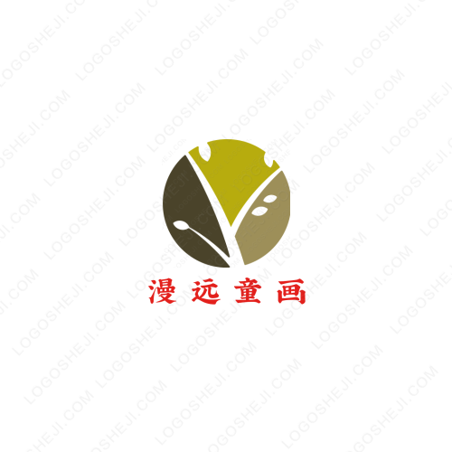 猴猴喝咖啡logo设计