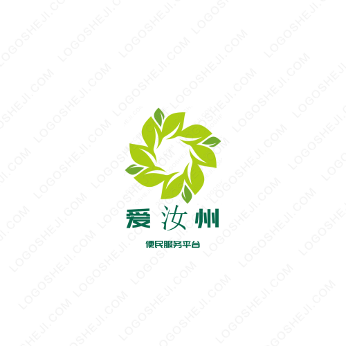 江河logo设计