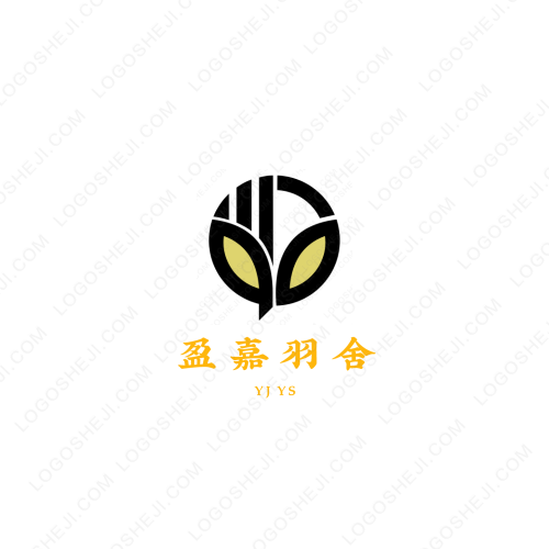 盈嘉羽舍logo设计