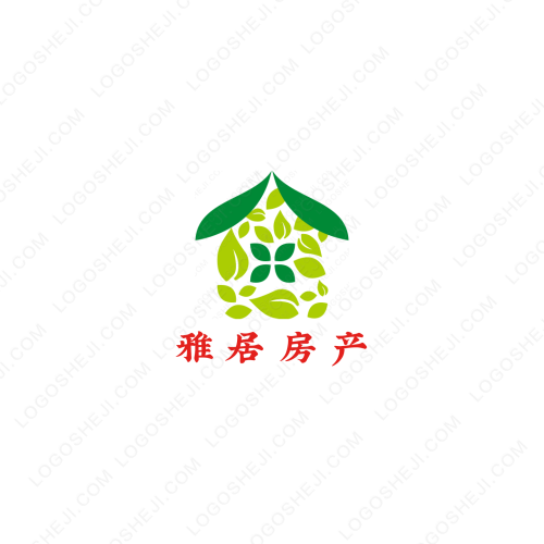 雅居房产logo设计