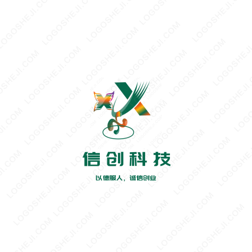 玫瑰logo设计