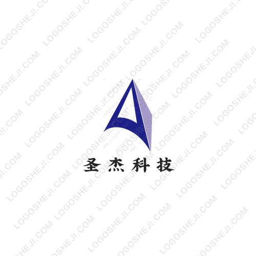 三合广告logo设计