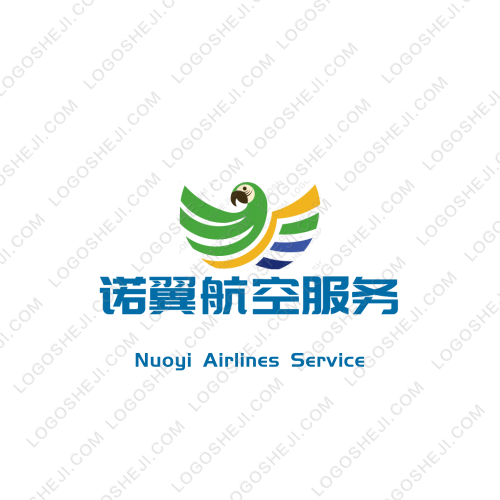 诺翼航空服务logo设计