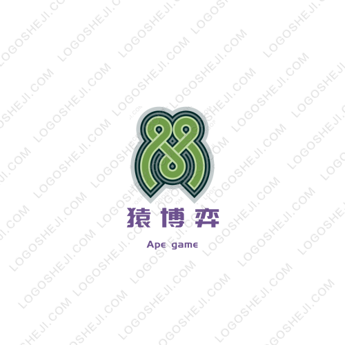 猿博弈logo设计