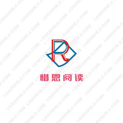 蝴蝶心中的花logo设计