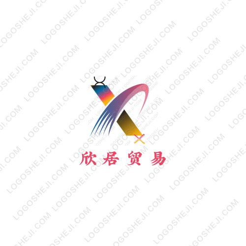 幸福里logo设计