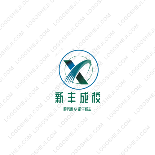 盘石设计教育logo设计