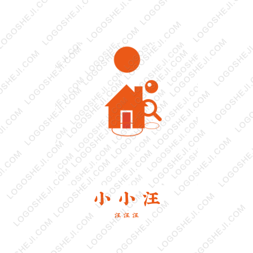 四方时政logo设计