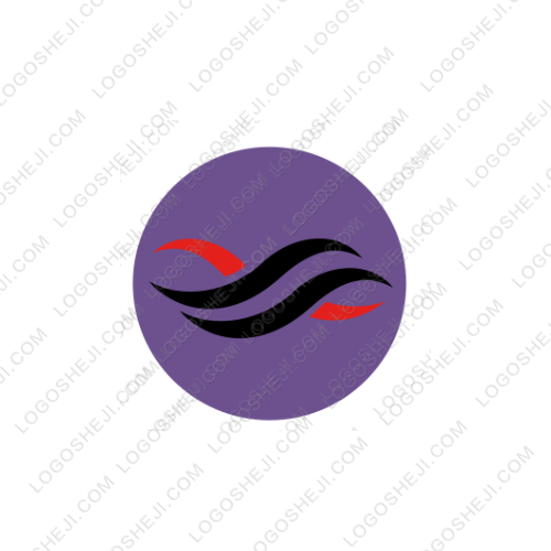 鹤归自然logo设计