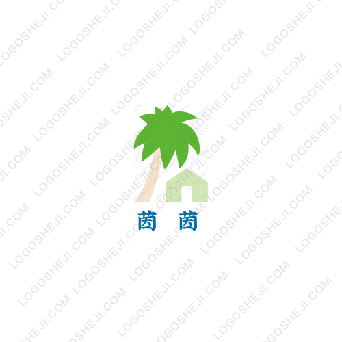 同轴驱动机器人logo设计