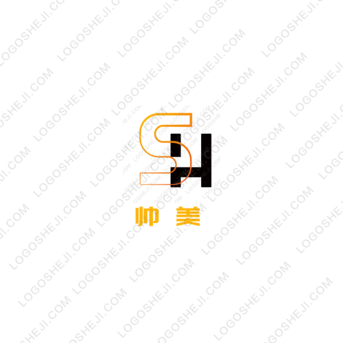 帅美logo设计