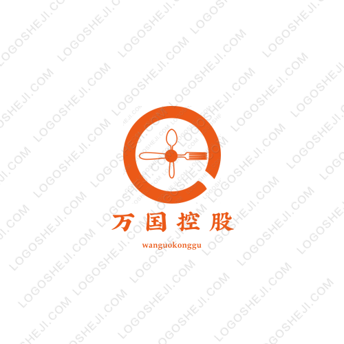 万国控股logo设计