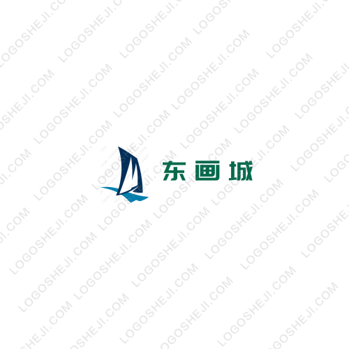 江河logo设计