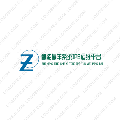 智能停车系统IPS运维平台logo设计