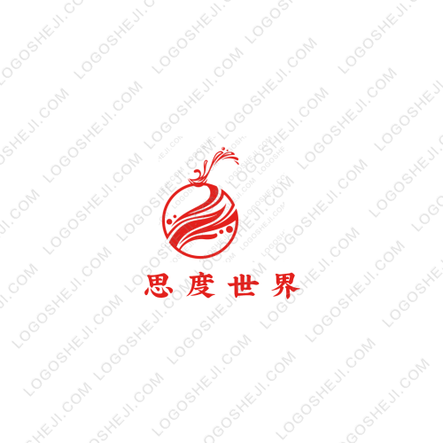 思度世界logo设计