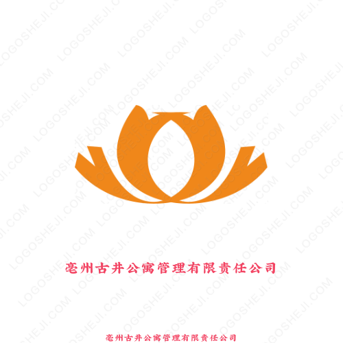 湟水河畔社区logo设计