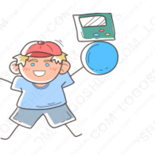 龙哥逍遥游logo设计