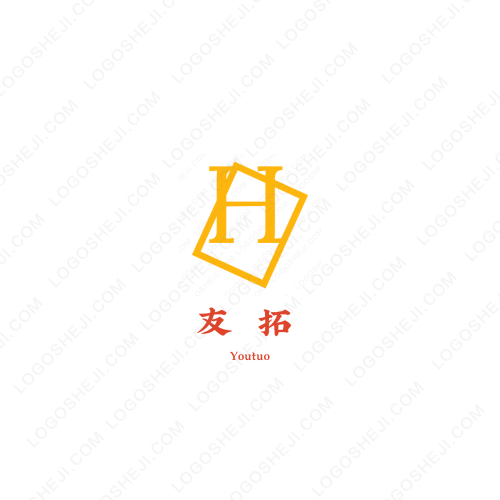 鱼无双logo设计