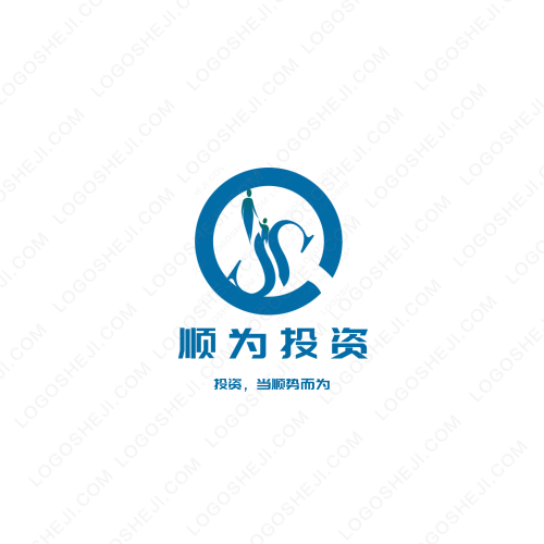 万景园林工程logo设计