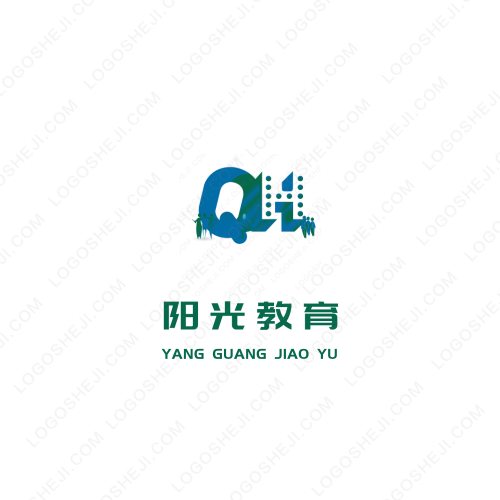 小语种学习笔记logo设计