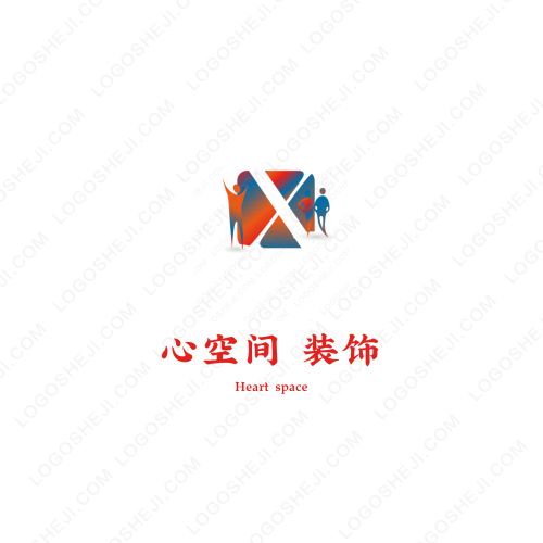 汇海人力logo设计