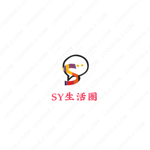 蓝天商务酒店logo设计
