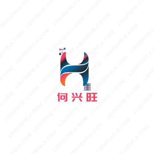 繁花部落logo设计