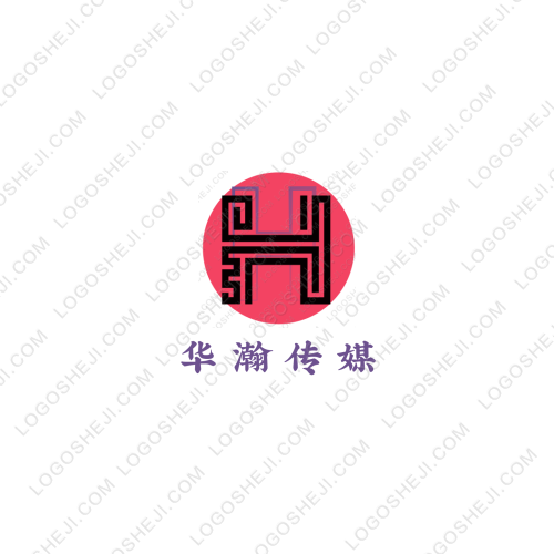 艾尚花草logo设计