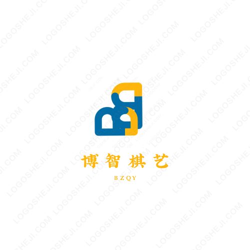 七色花童书馆logo设计