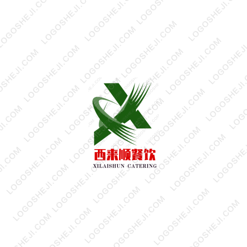 两袖清风logo设计