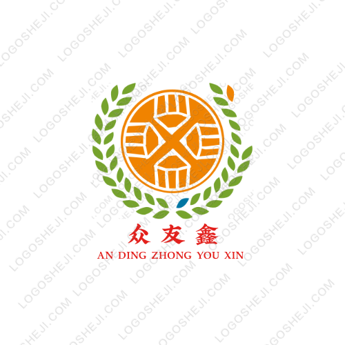 福康搬运logo设计