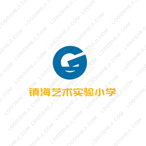 镇海艺术实验小学logo设计