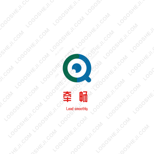牵畅logo设计