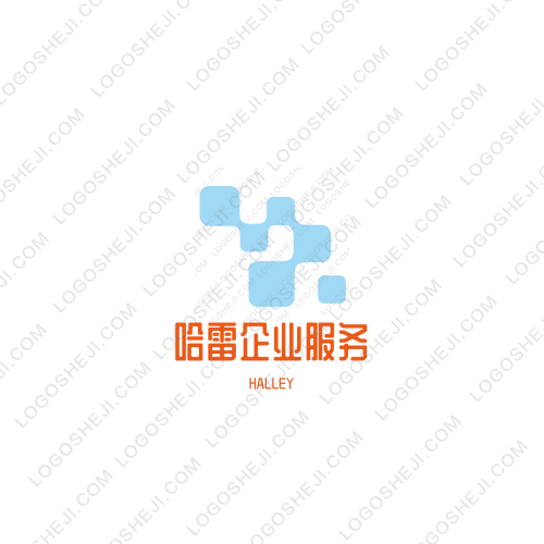 咦行丁logo设计