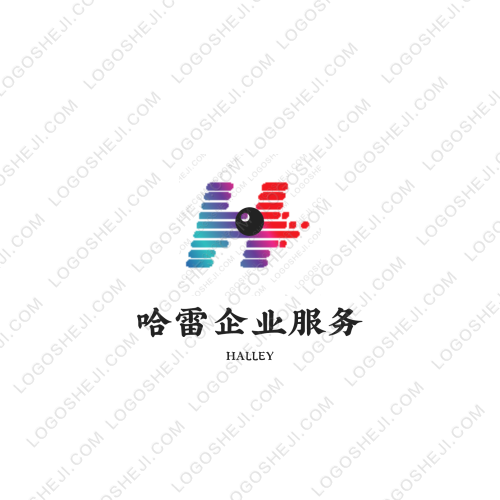 这个女孩真逗logo设计