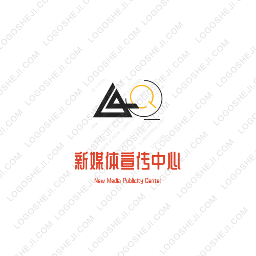 新媒体宣传中心logo设计