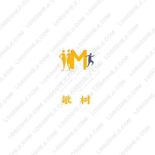 杨老大与哲小弟logo设计