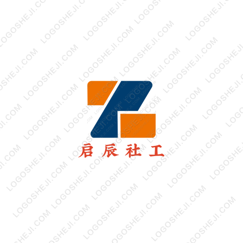 启辰社工logo设计