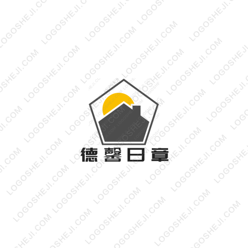 聚源达地logo设计