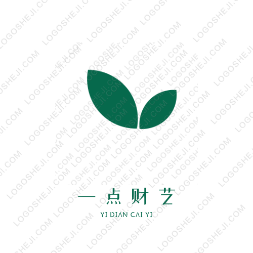 一点财艺logo设计