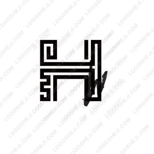 橙居logo设计